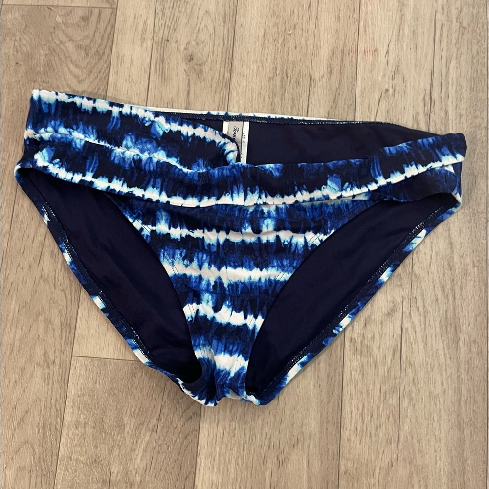 🎉Tommy bahama navy white tie dye swim bottoms NWOT xl